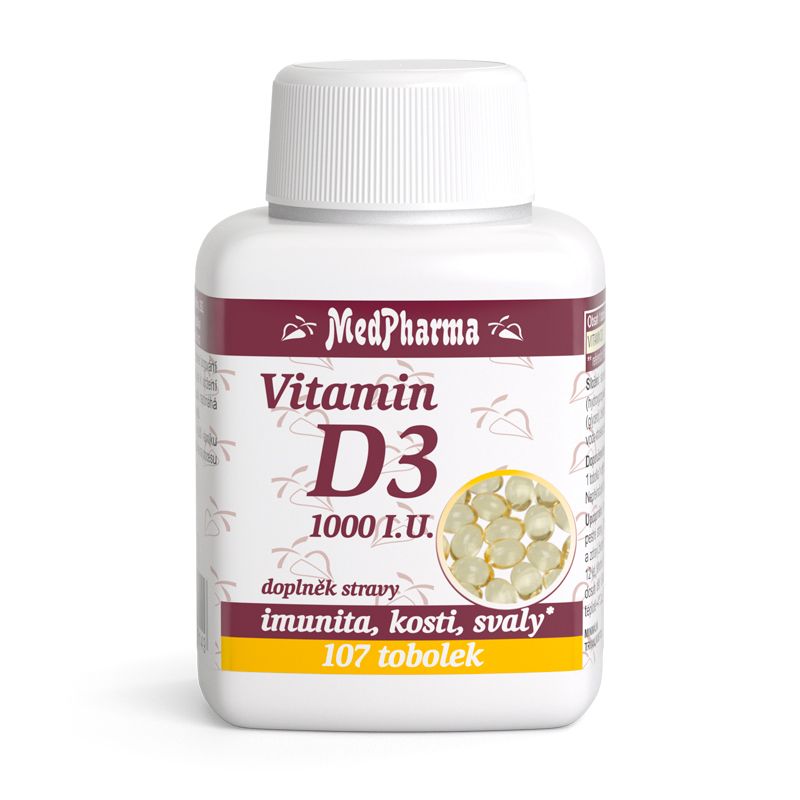 MedPharma Vitamin D3 1000 I.U. 107 tobolek MedPharma
