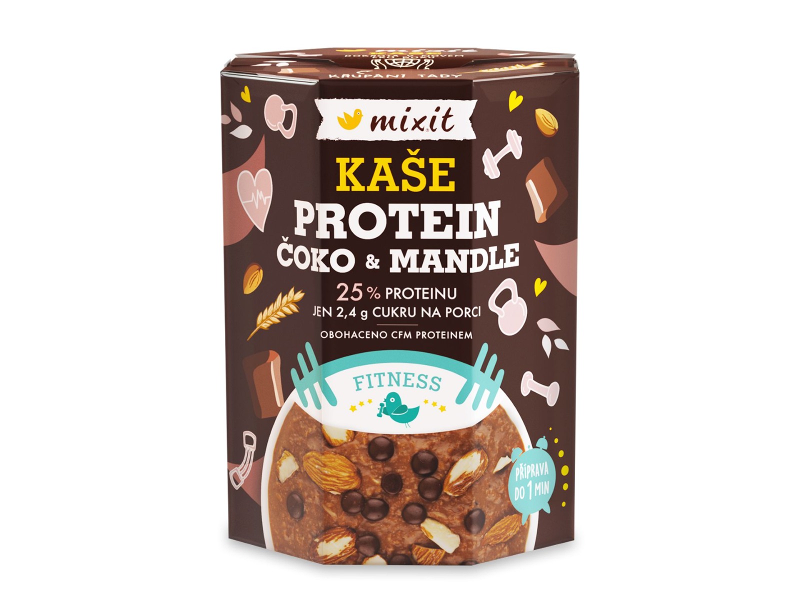 Mixit Proteinová kaše Čoko & mandle 320 g Mixit