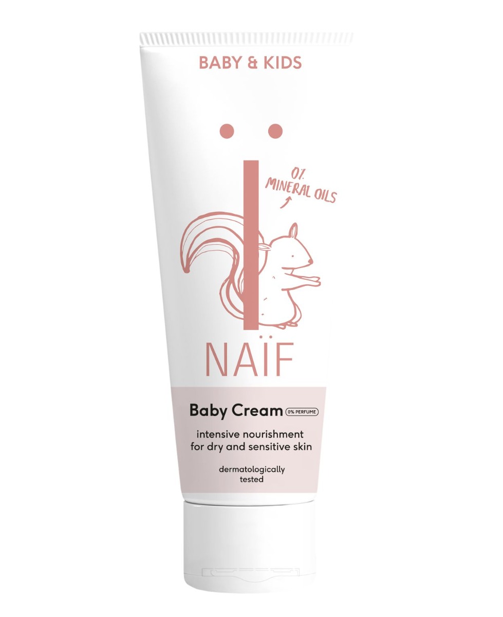 NAIF Pečující krém pro děti a miminka bez parfemace 75 ml NAIF