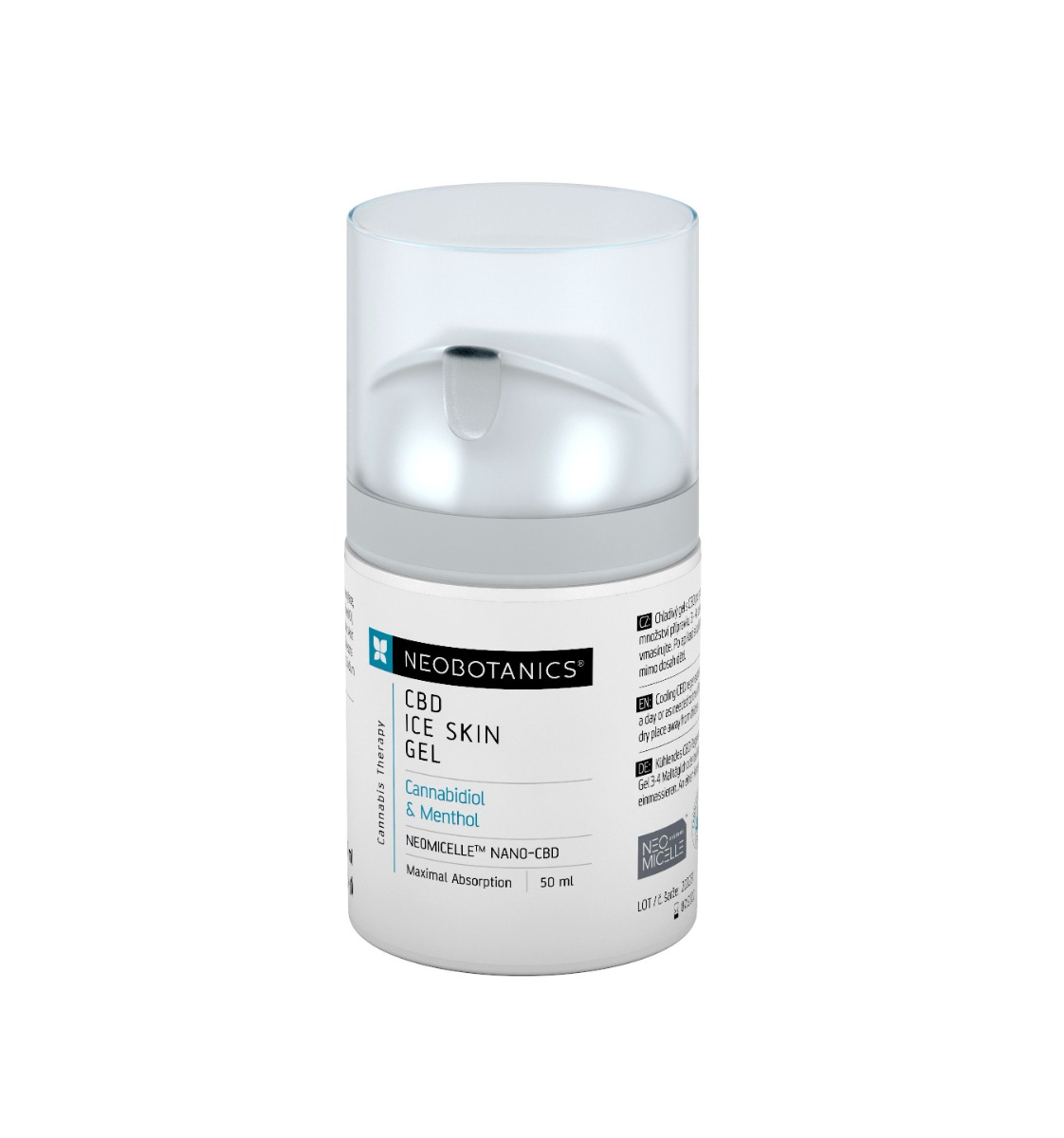 NEOBOTANICS CBD Ice Skin chladivý gel 50 ml NEOBOTANICS