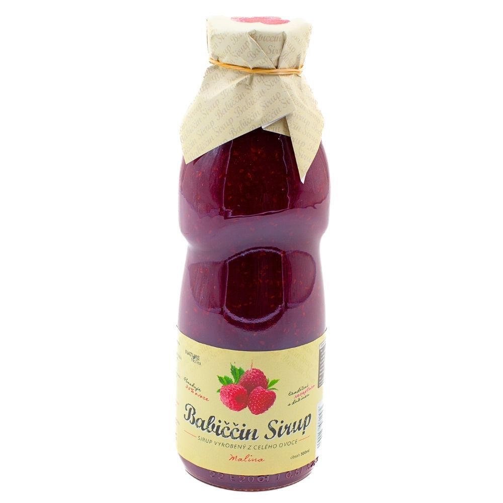 Nature Notea Babiččin sirup ovocný Malina 500 ml Nature Notea
