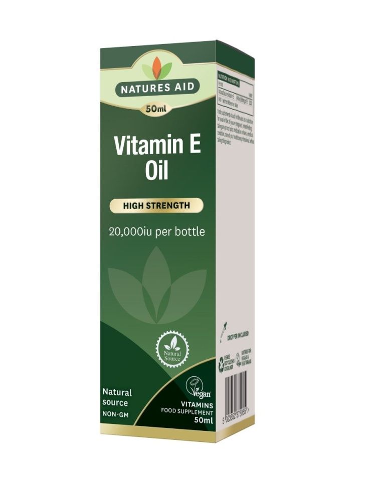 Natures Aid Tekutý Vitamin E 50 ml Natures Aid
