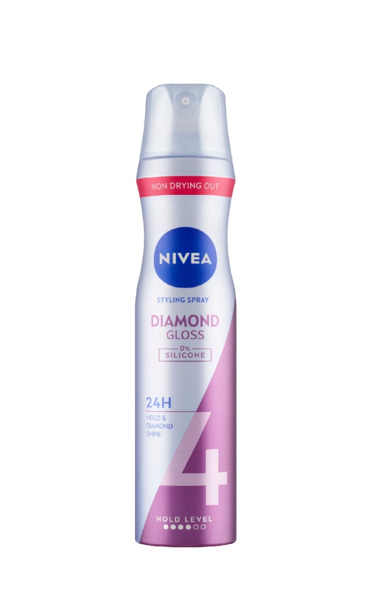 Nivea Diamond Gloss Care lak na vlasy 250 ml Nivea