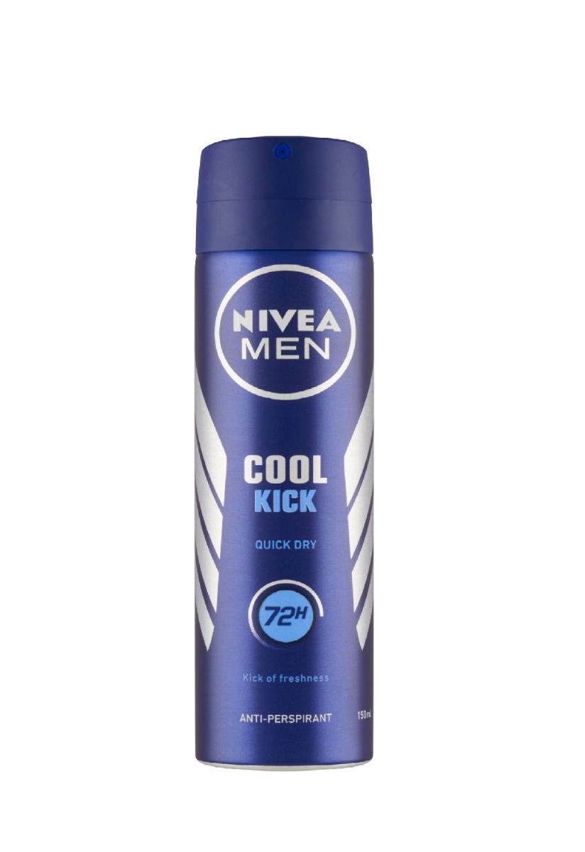 Nivea Men Cool Kick antiperspirant ve spreji pro muže 150 ml Nivea