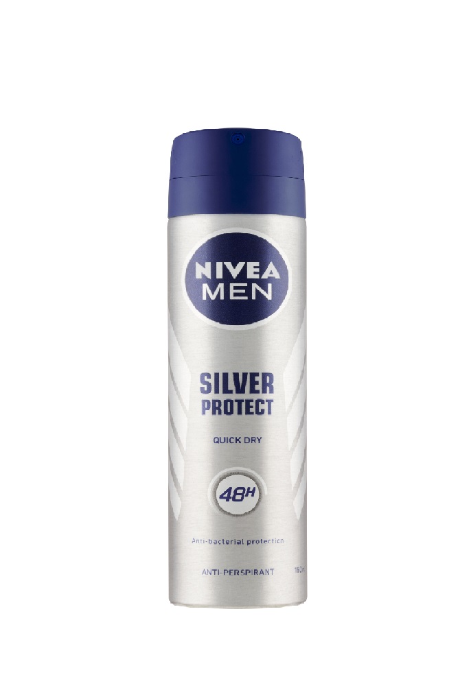 Nivea Men Silver Protect antiperspirant ve spreji pro muže 150 ml Nivea