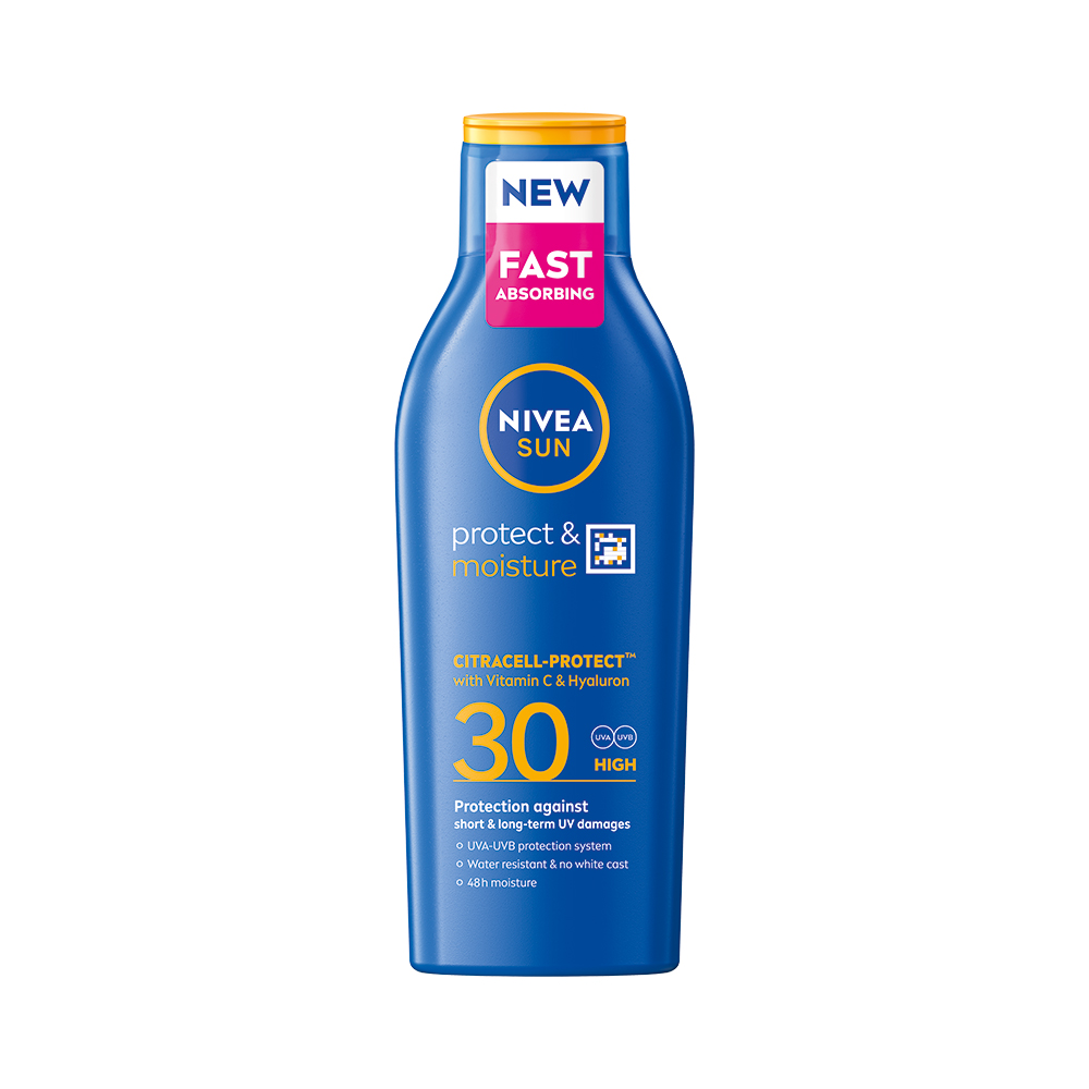 Nivea SUN Hydratační mléko na opalování OF30 200 ml Nivea