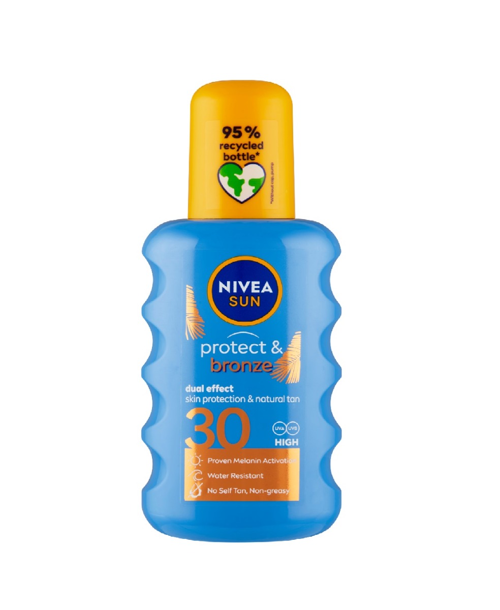 Nivea SUN Protect&Bronze OF30 intenzivní sprej na opalování 200 ml Nivea