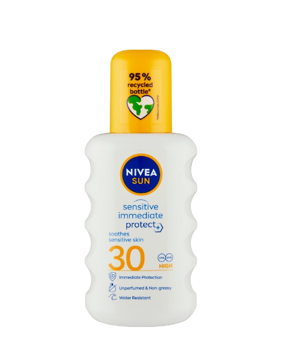 Nivea SUN Sensitive OF30 opalovací sprej 200 ml Nivea