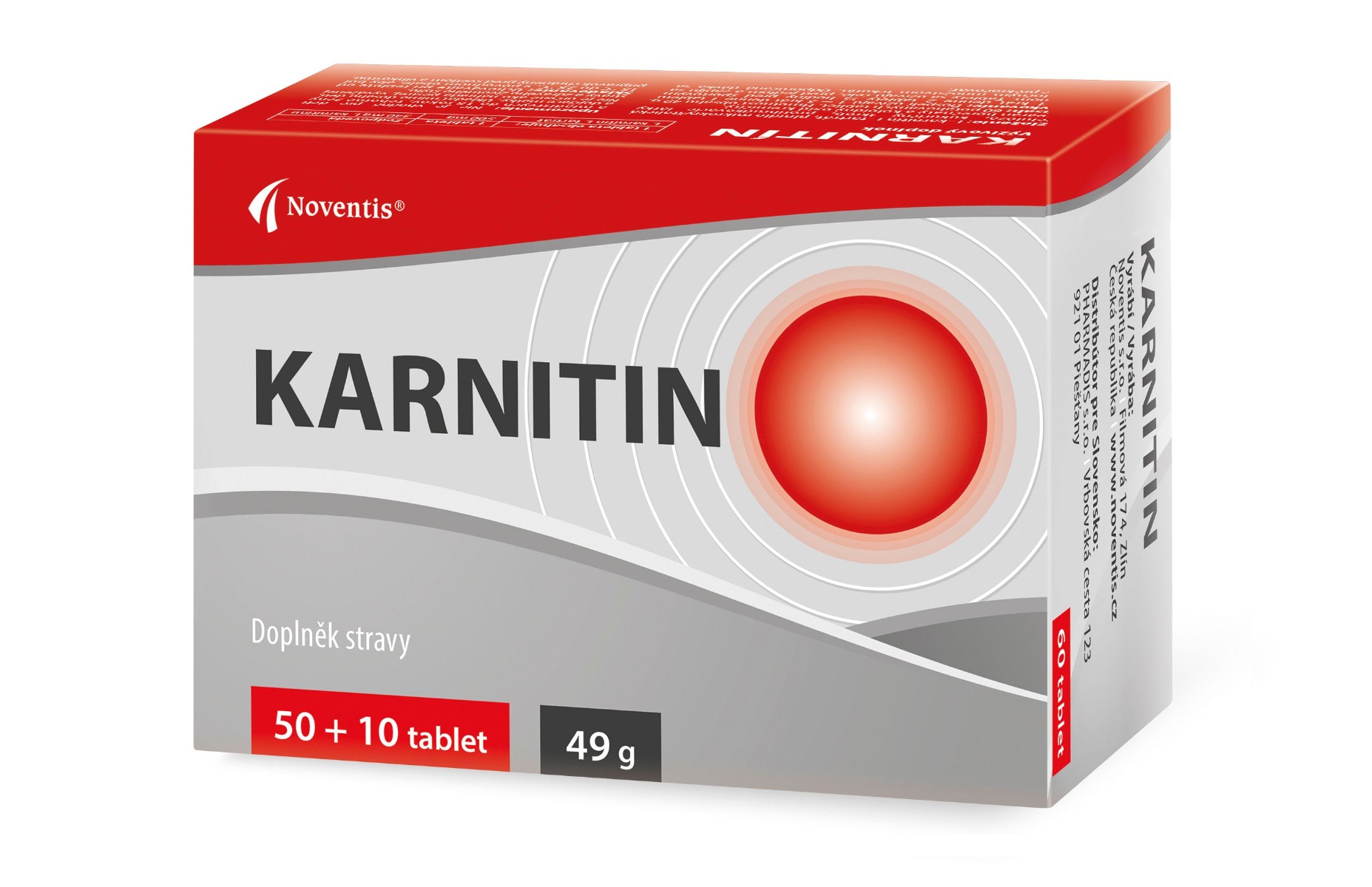 Noventis Karnitin 50+10 tablet Noventis