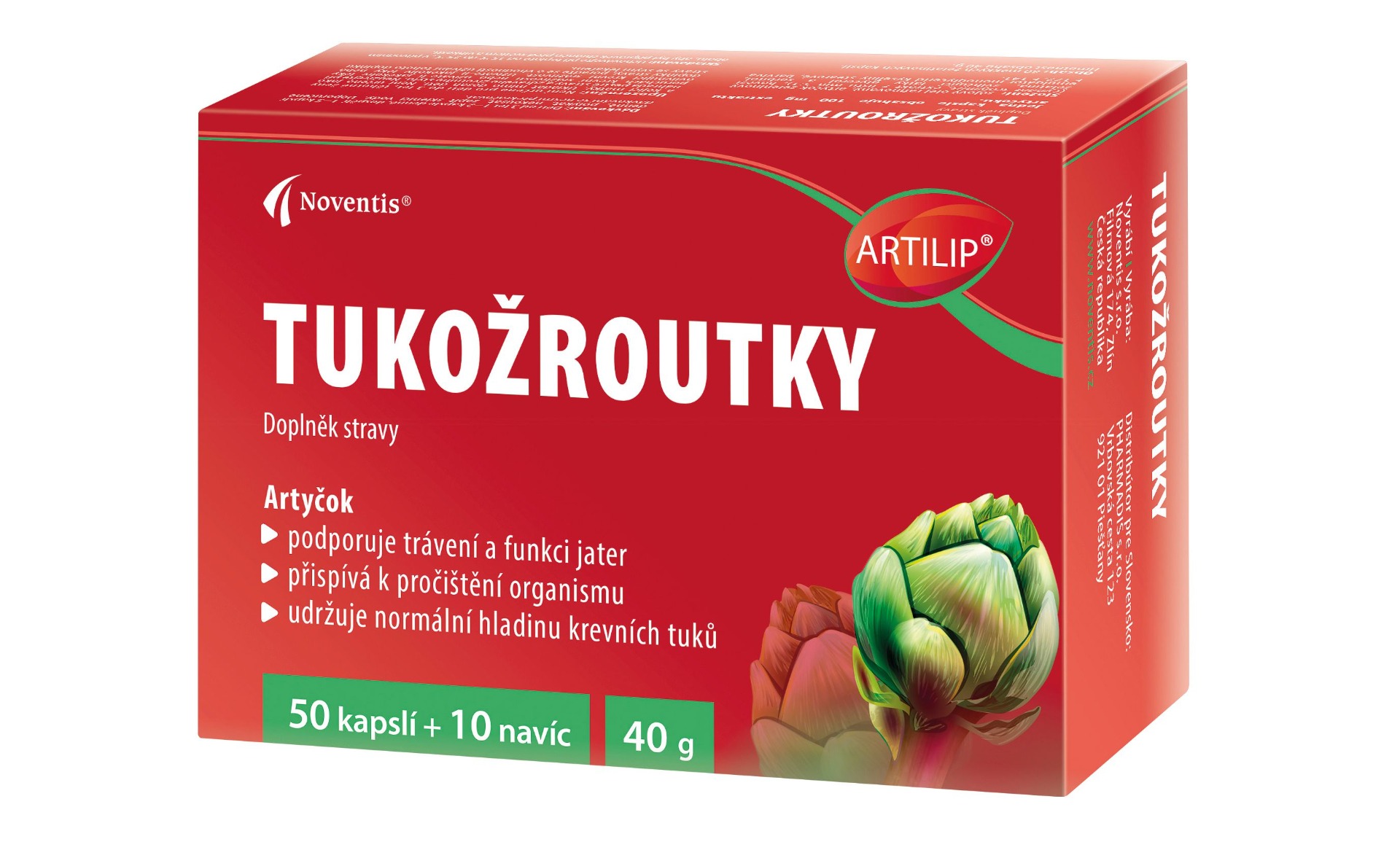 Noventis Tukožroutky 50+10 kapslí Noventis