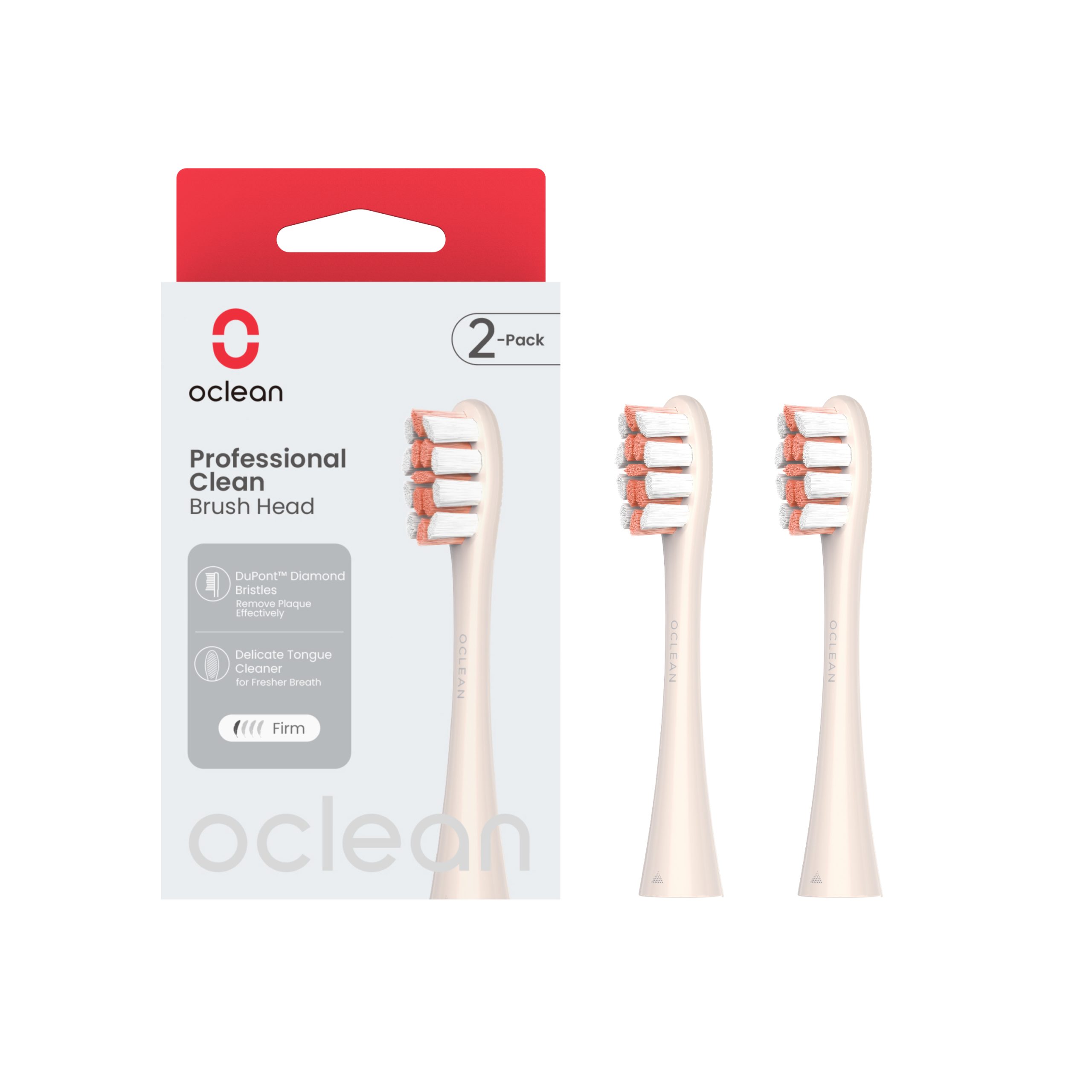 Oclean Professional Clean náhradní hlavice 2 ks zlaté Oclean
