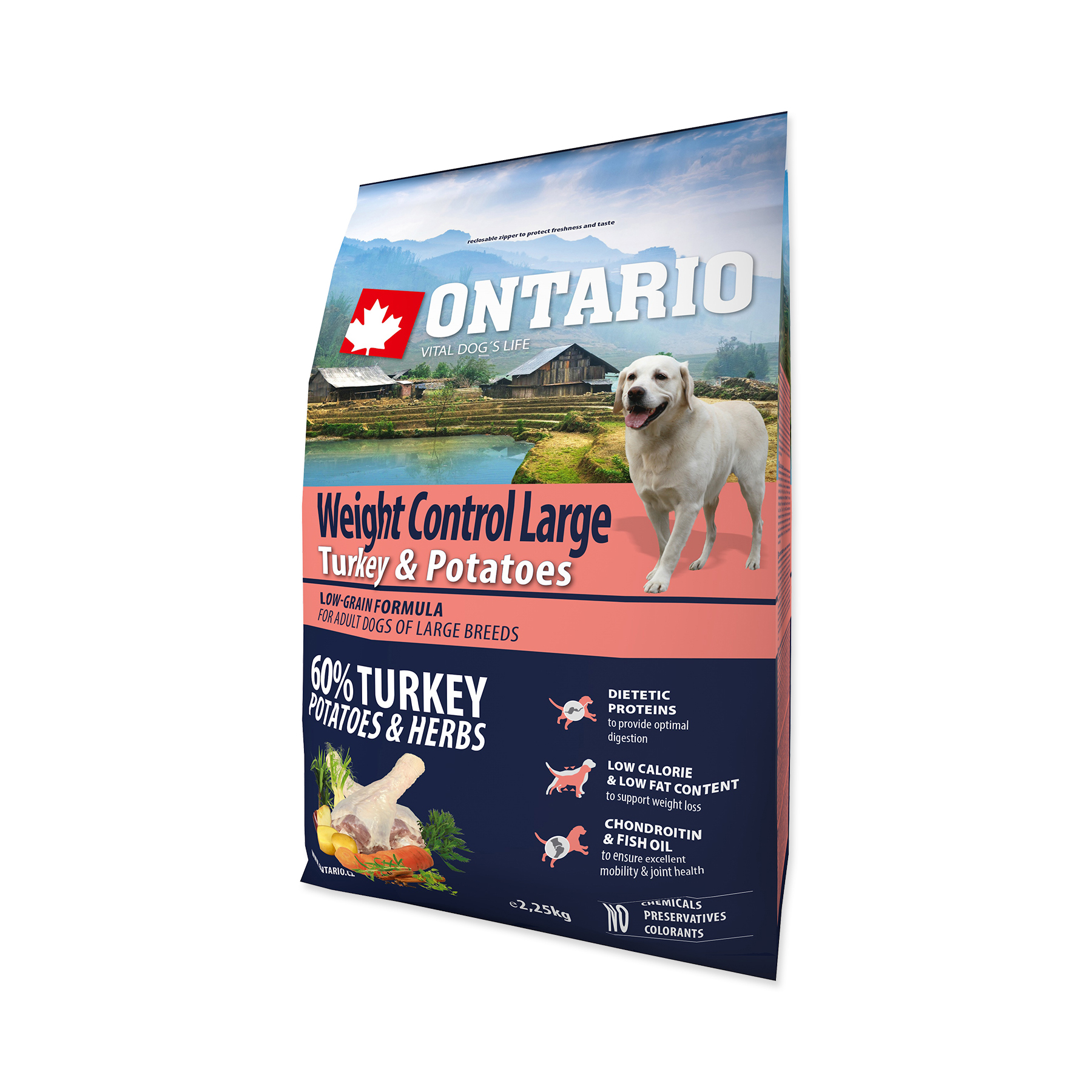 Ontario Large Weight Control Turkey&Potatoes granule 2