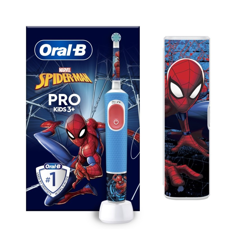 Oral-B Vitality PRO Kids Spiderman elektrický zubní kartáček+pouzdro Oral-B