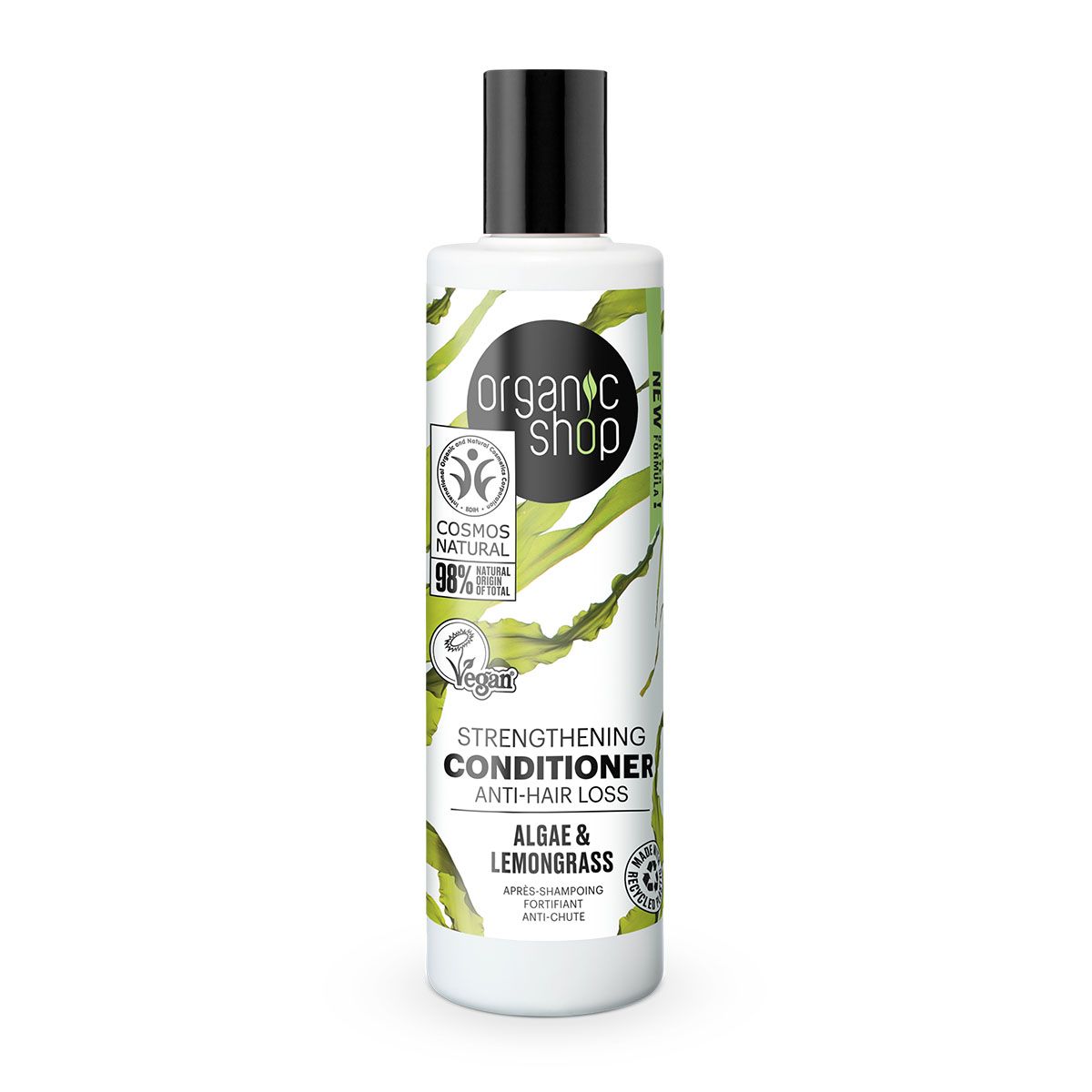 Organic Shop Posilující kondicionér proti vypadávání vlasů Řasy a citronová tráva 280 ml Organic Shop