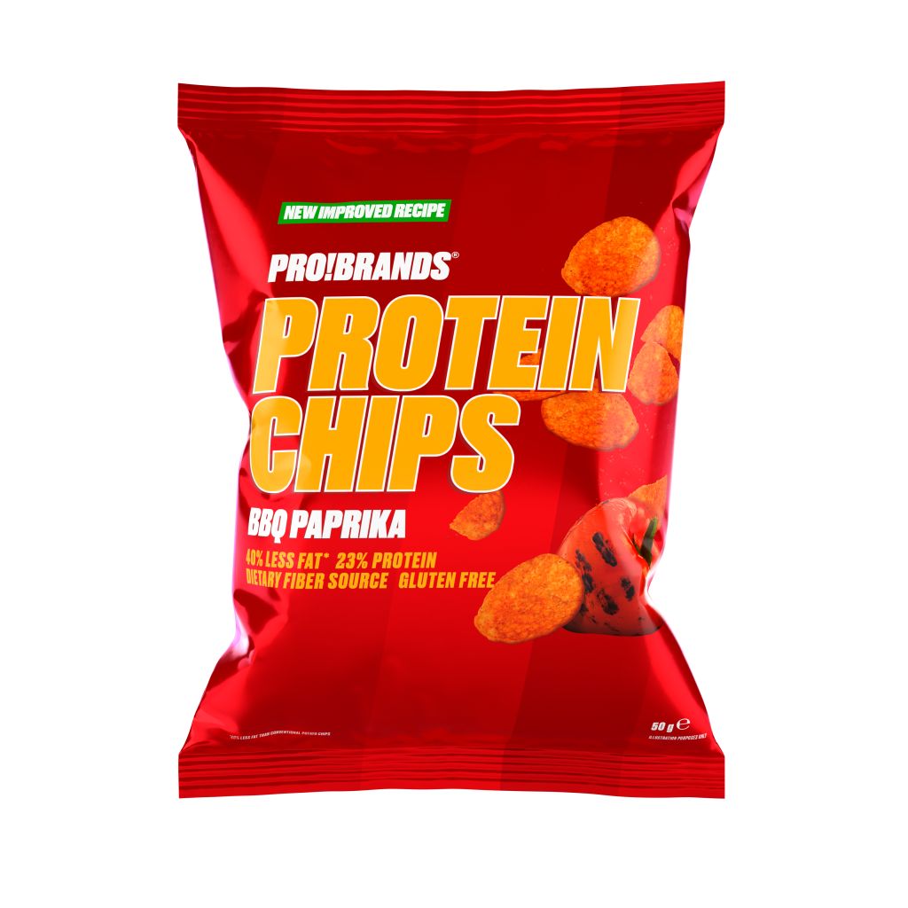 PRO!BRANDS Protein Chips BBQ/paprika 50 g PRO!BRANDS