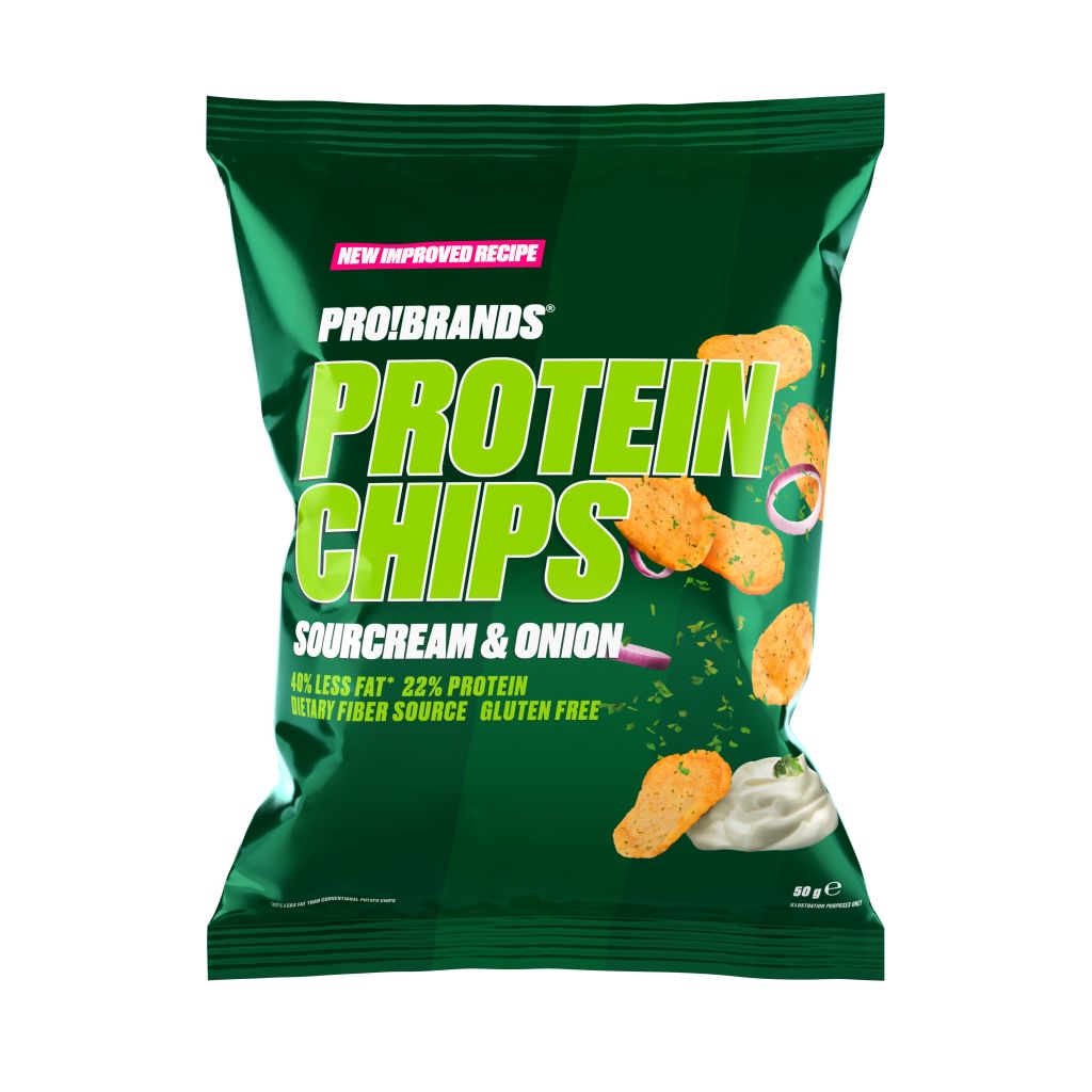 PRO!BRANDS Protein Chips smetana/cibule 50 g PRO!BRANDS