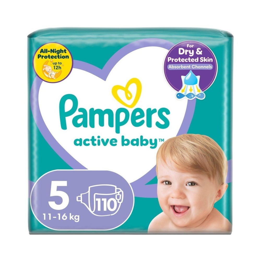 Pampers Active Baby vel. 5 11-16 kg dětské pleny 110 ks Pampers