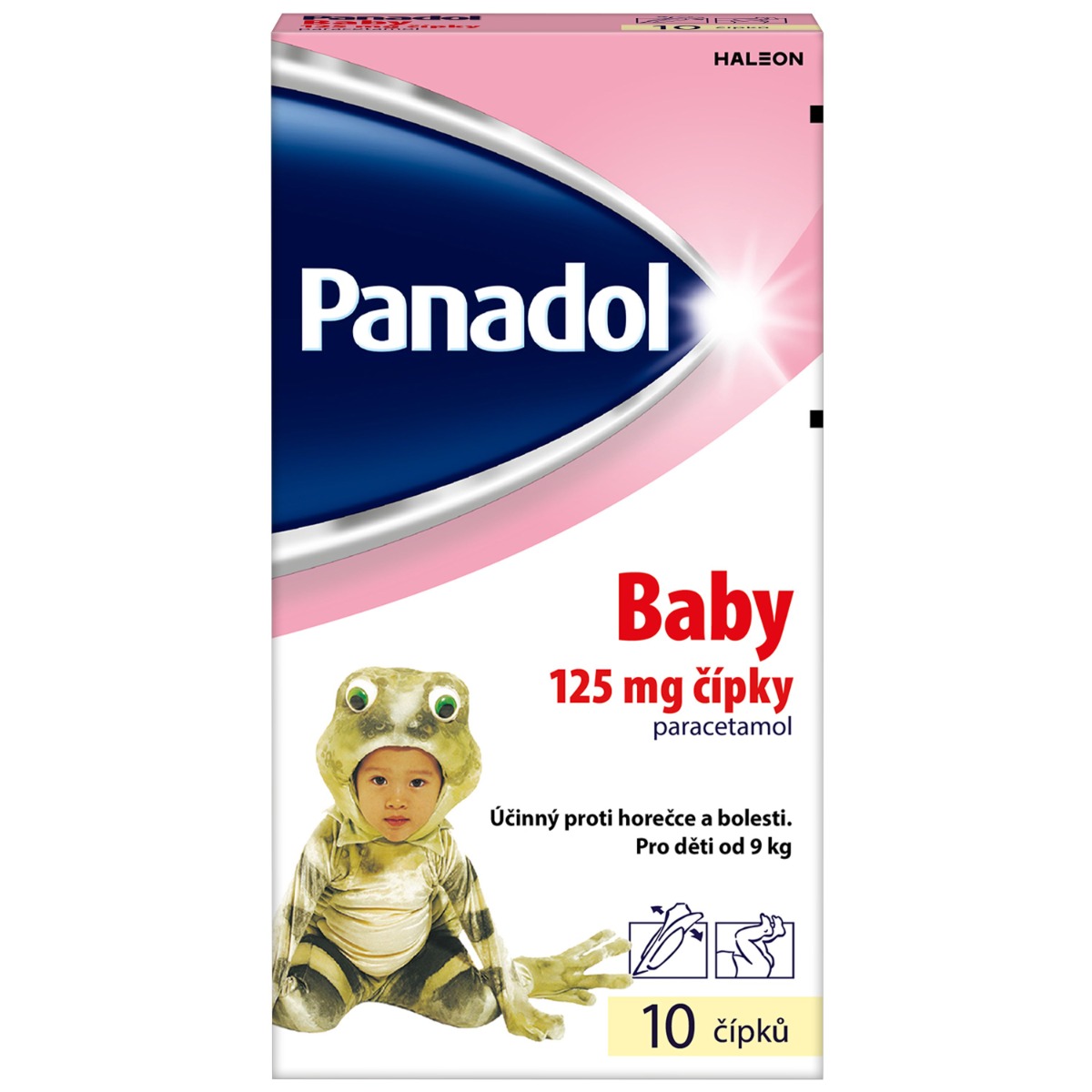 Panadol Baby 125 mg čípky 10 ks Panadol