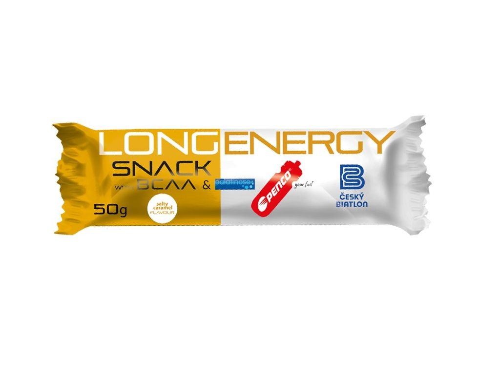 Penco Long Energy Snack slaný karamel 50 g Penco