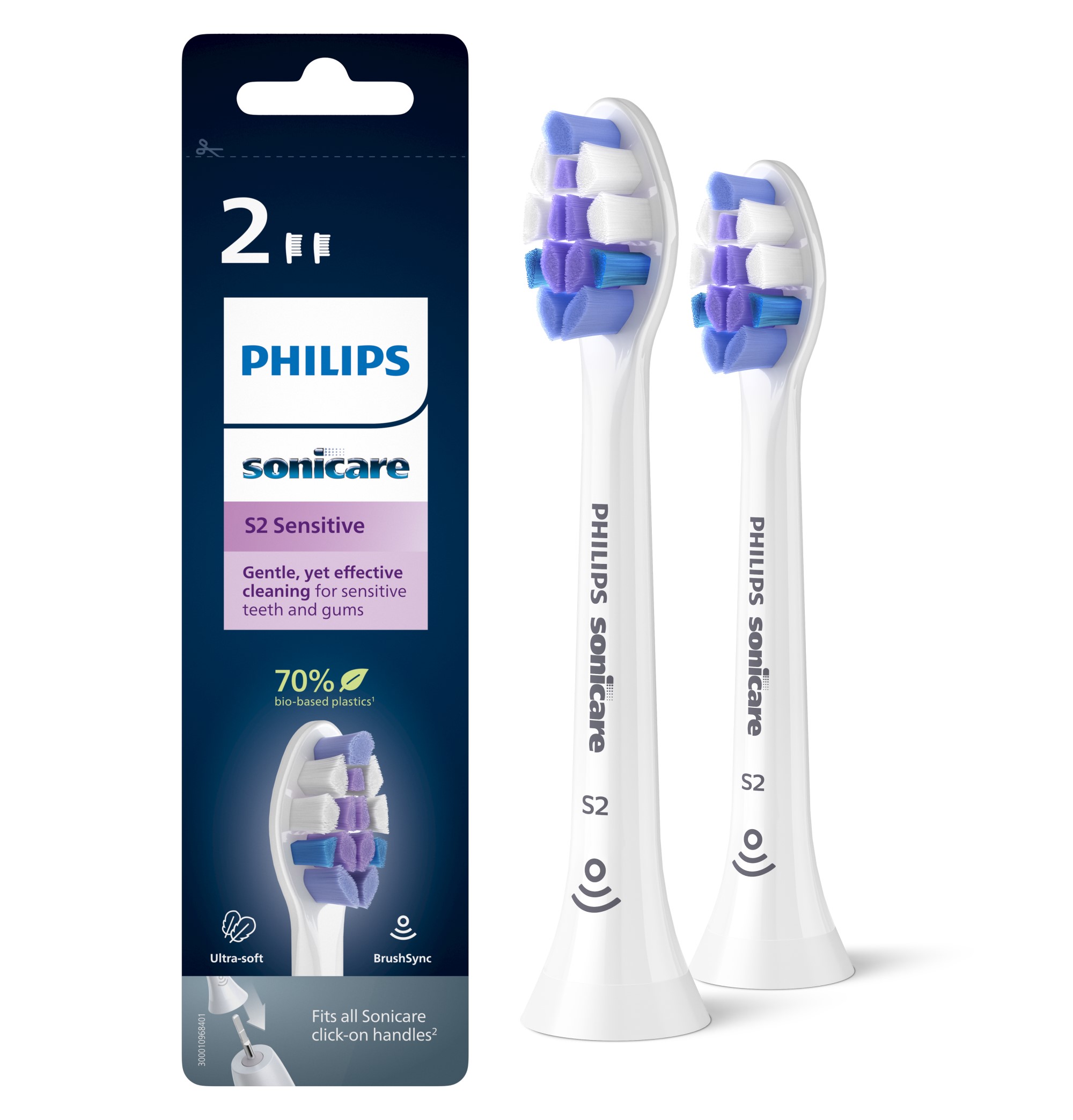 Philips Sonicare Sensitive Standard HX6052/10 náhradní hlavice 2 ks Philips Sonicare