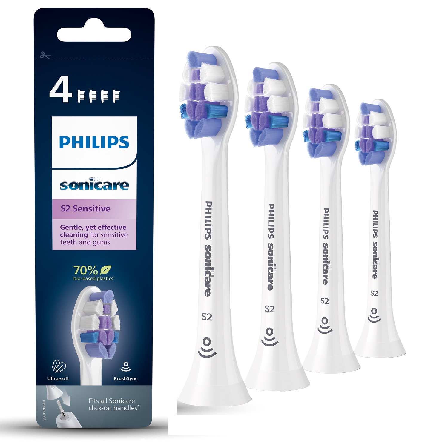 Philips Sonicare Sensitive Standard HX6054/10 náhradní hlavice 4 ks Philips Sonicare