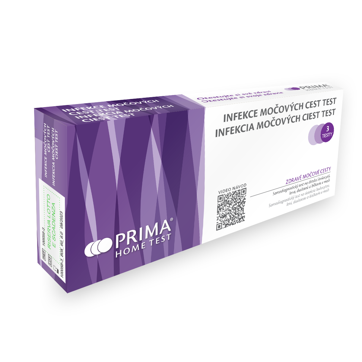 Prima Home Infekce močových cest domácí test 3 ks Prima Home