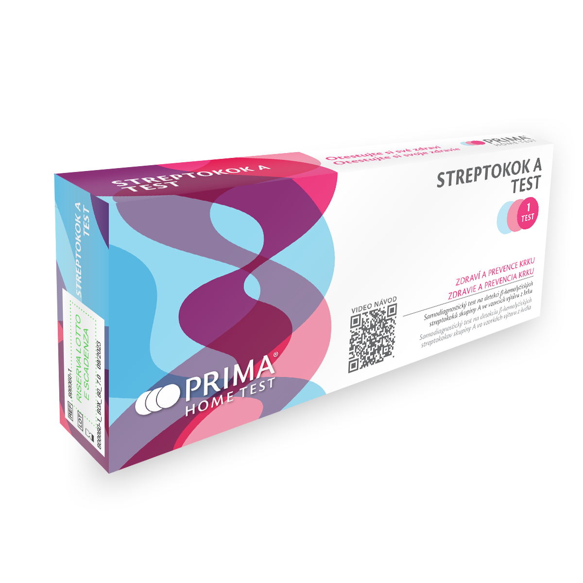 Prima Home Streptokok A domácí test 1 ks Prima Home