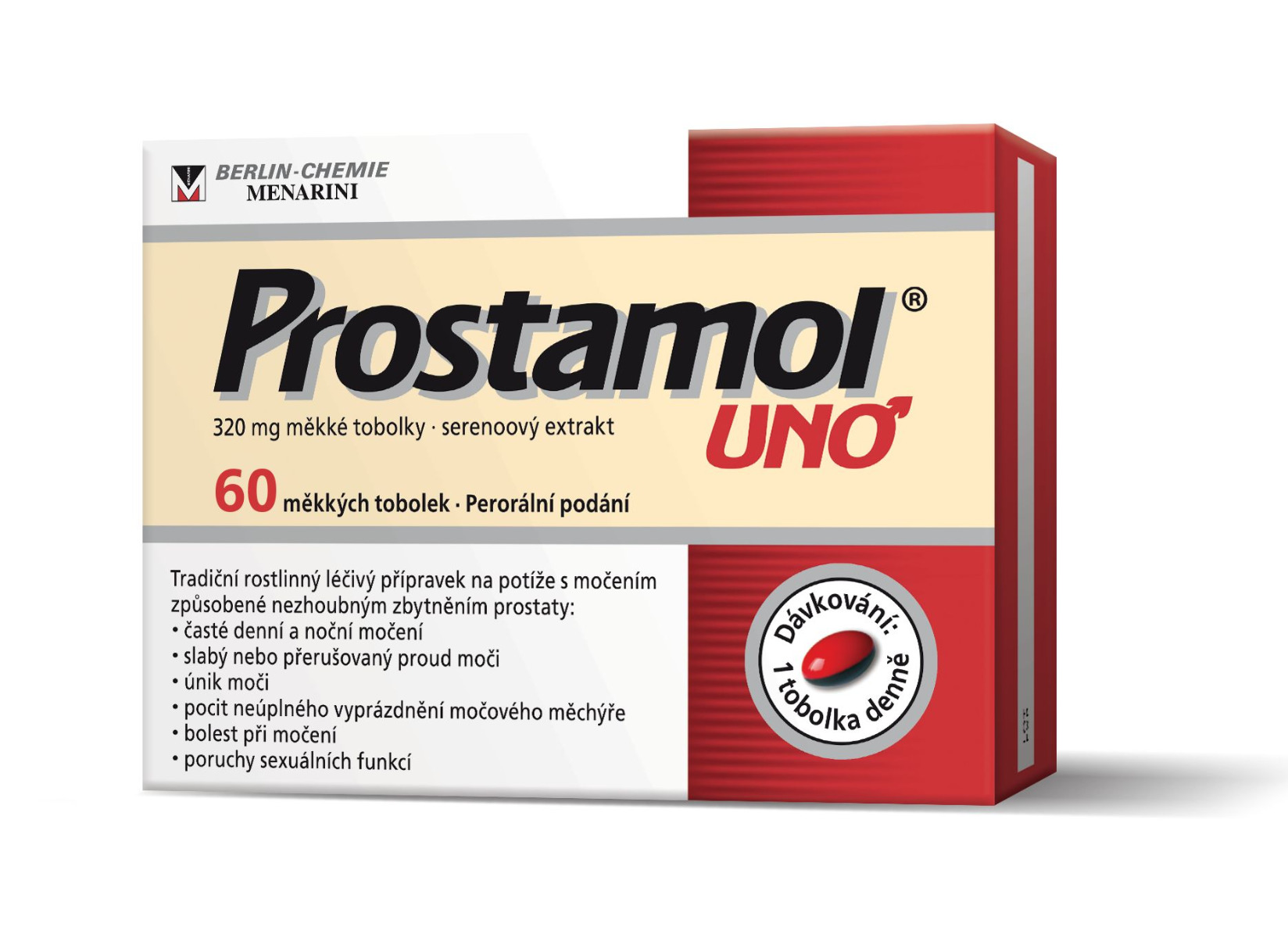 Prostamol uno 320 mg 60 měkkých tobolek Prostamol uno