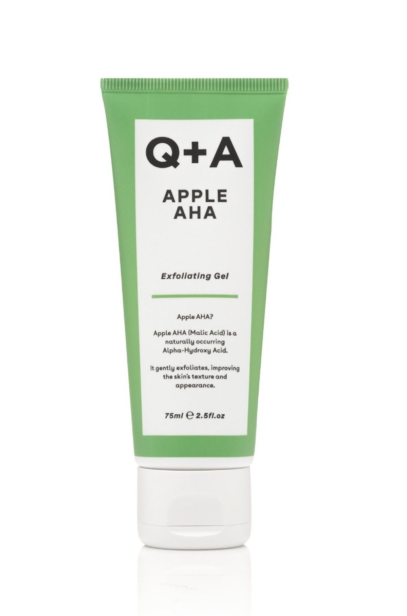 Q+A Exfoliační mycí gel s kyselinou AHA 75 ml Q+A