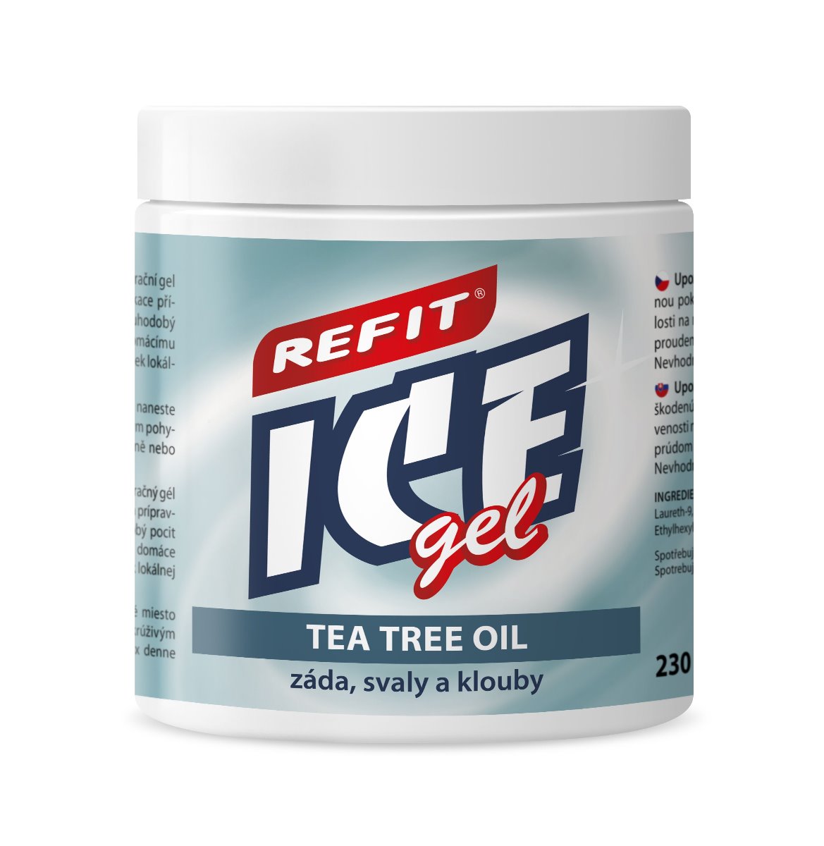 Refit Ice Masážní gel s Tea Tree Oil 230 ml Refit