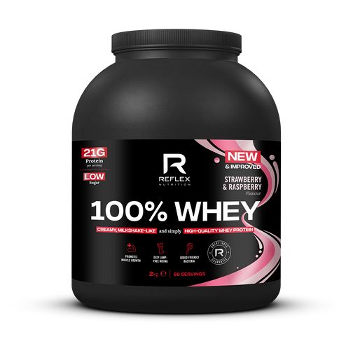 Reflex Nutrition 100% Whey Protein jahoda a malina 2 kg Reflex Nutrition