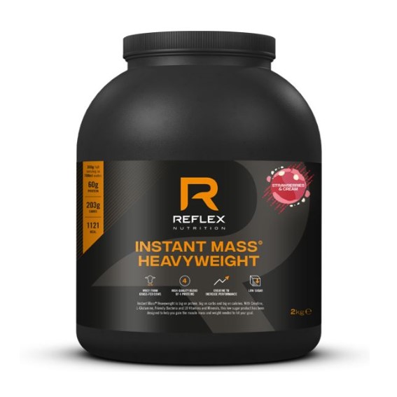 Reflex Nutrition Instant Mass Heavy Weight jahoda 2 kg Reflex Nutrition