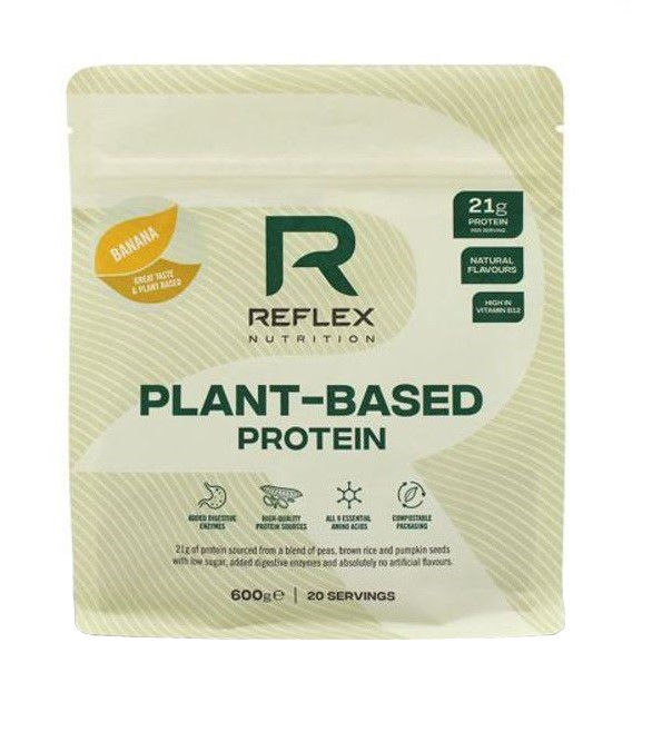 Reflex Nutrition Plant Based Protein banán 600 g Reflex Nutrition
