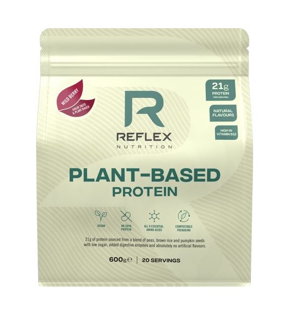 Reflex Nutrition Plant Based Protein lesní plody 600 g Reflex Nutrition