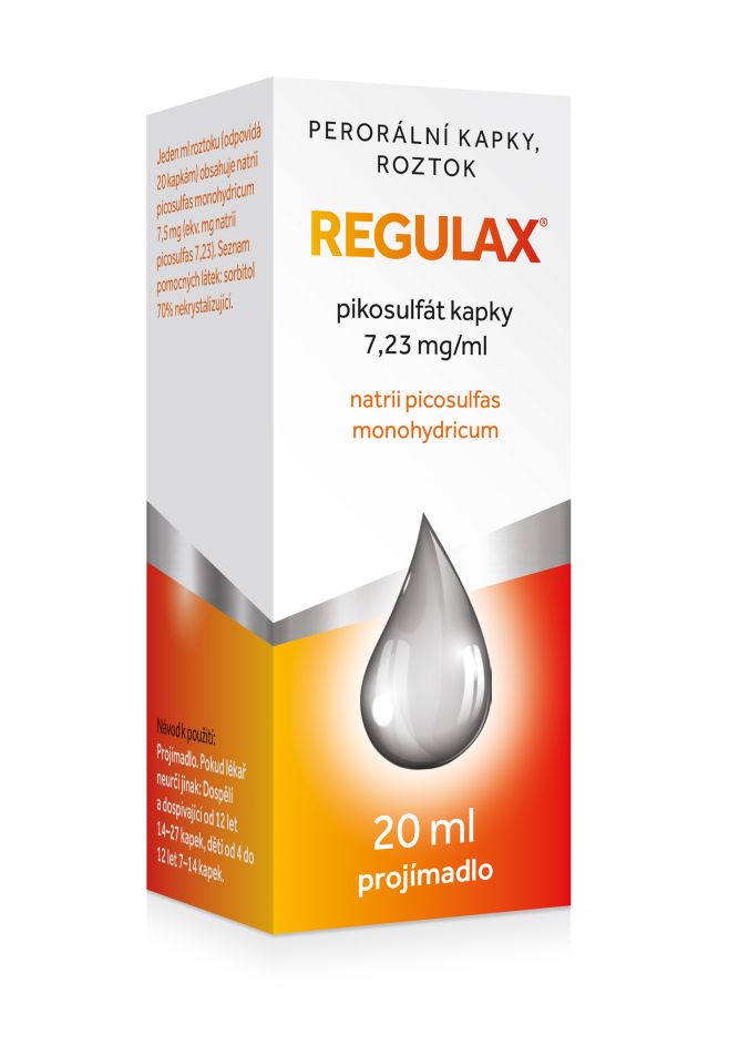 Regulax Pikosulfát kapky 20 ml Regulax