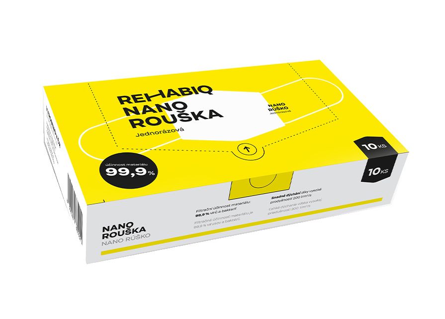 Rehabiq Jednorázové nano roušky 10 ks Rehabiq
