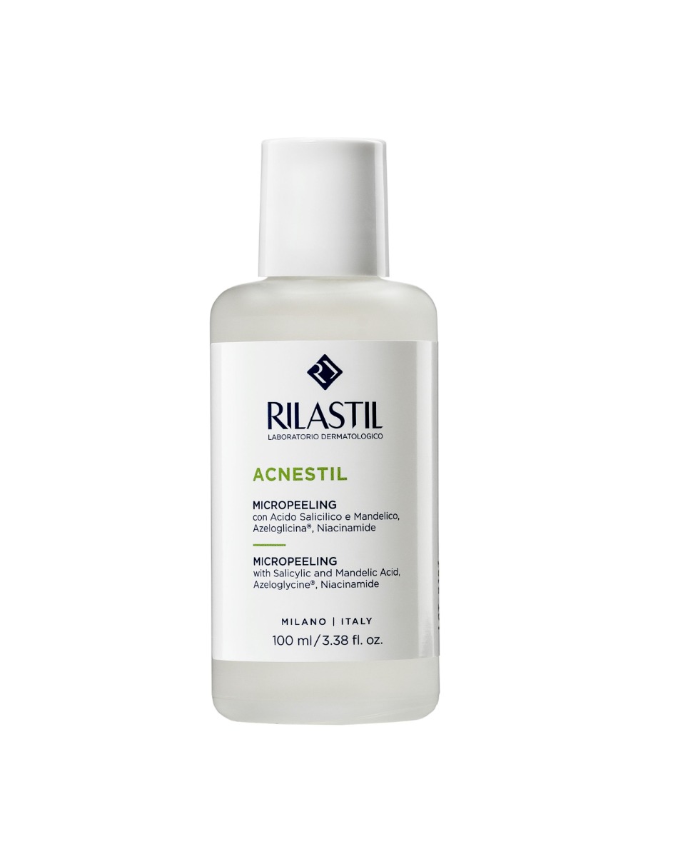 Rilastil Acnestil Micropeeling exfoliační mléko na problematickou pleť 100 ml Rilastil
