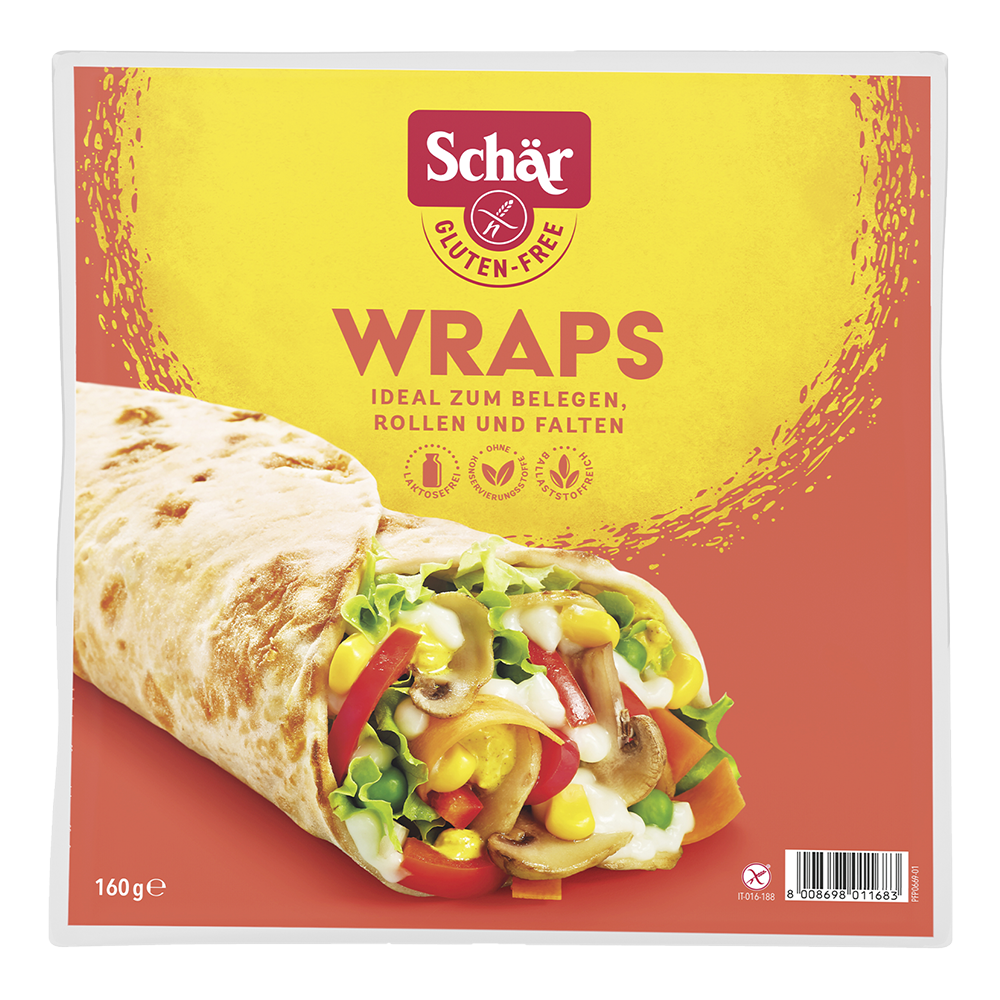 SCHÄR Wraps tortilla bez lepku 160 g SCHÄR