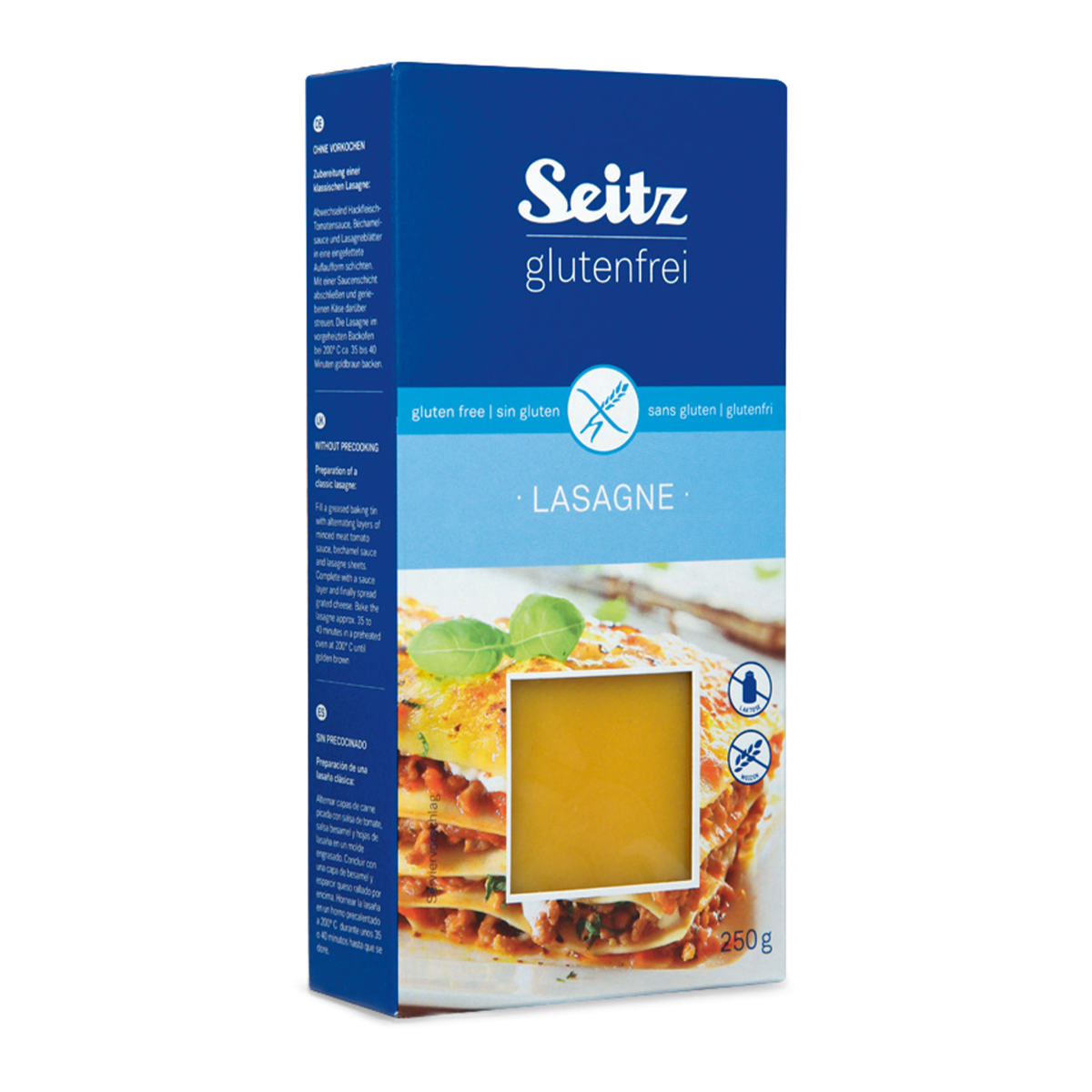 SEITZ Těstoviny Lasagne těstoviny bez lepku 250 g SEITZ