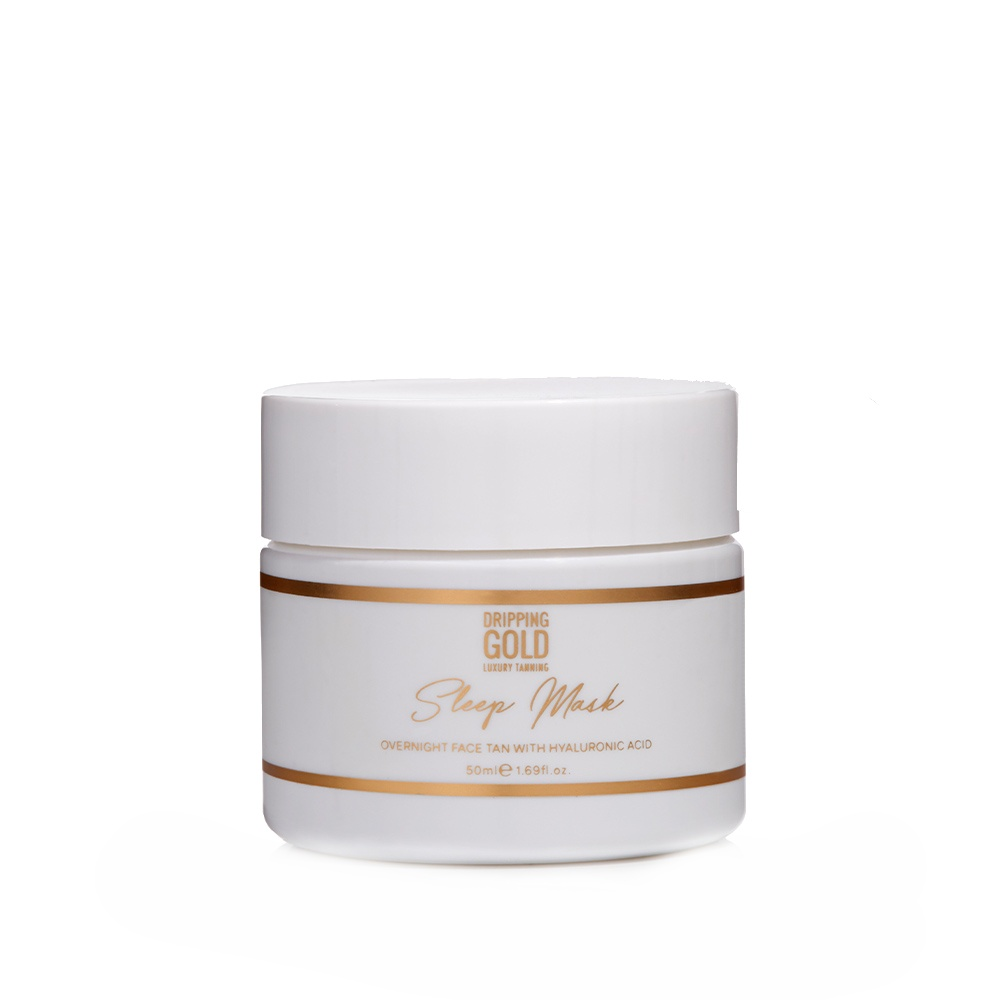 SOSU Dripping Gold Sleep Mask samoopalovací noční maska na obličej 50 ml SOSU