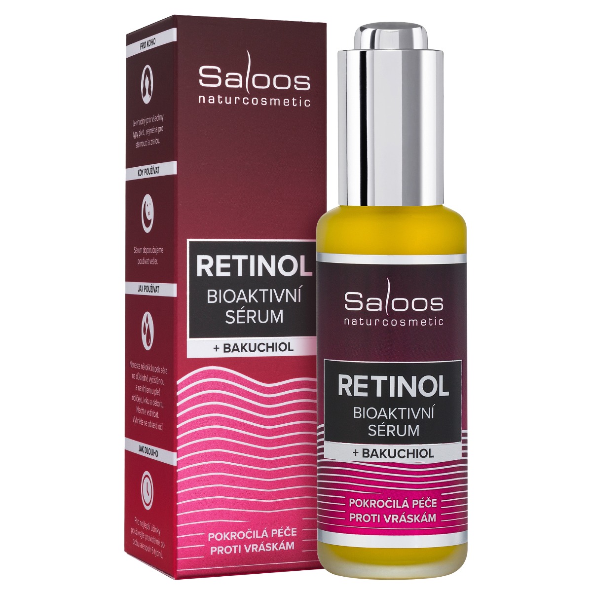 Saloos Retinol bioaktivní sérum BIO 50 ml Saloos
