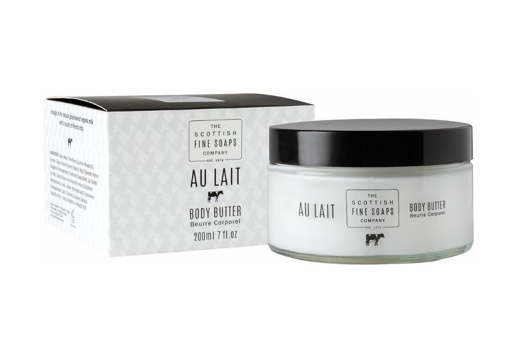Scottish Fine Soaps Au Lait tělové máslo v dóze 200 ml Scottish Fine Soaps