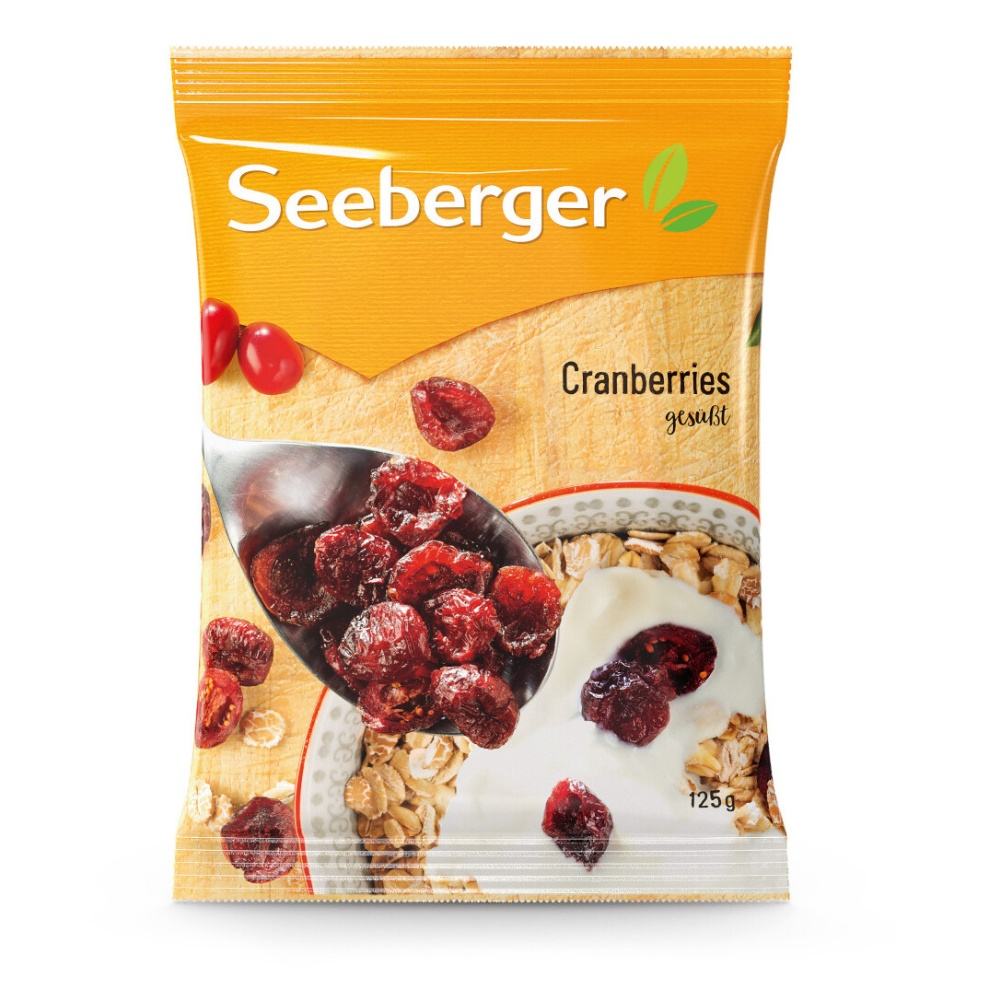 Seeberger Slazené brusinky 125 g Seeberger