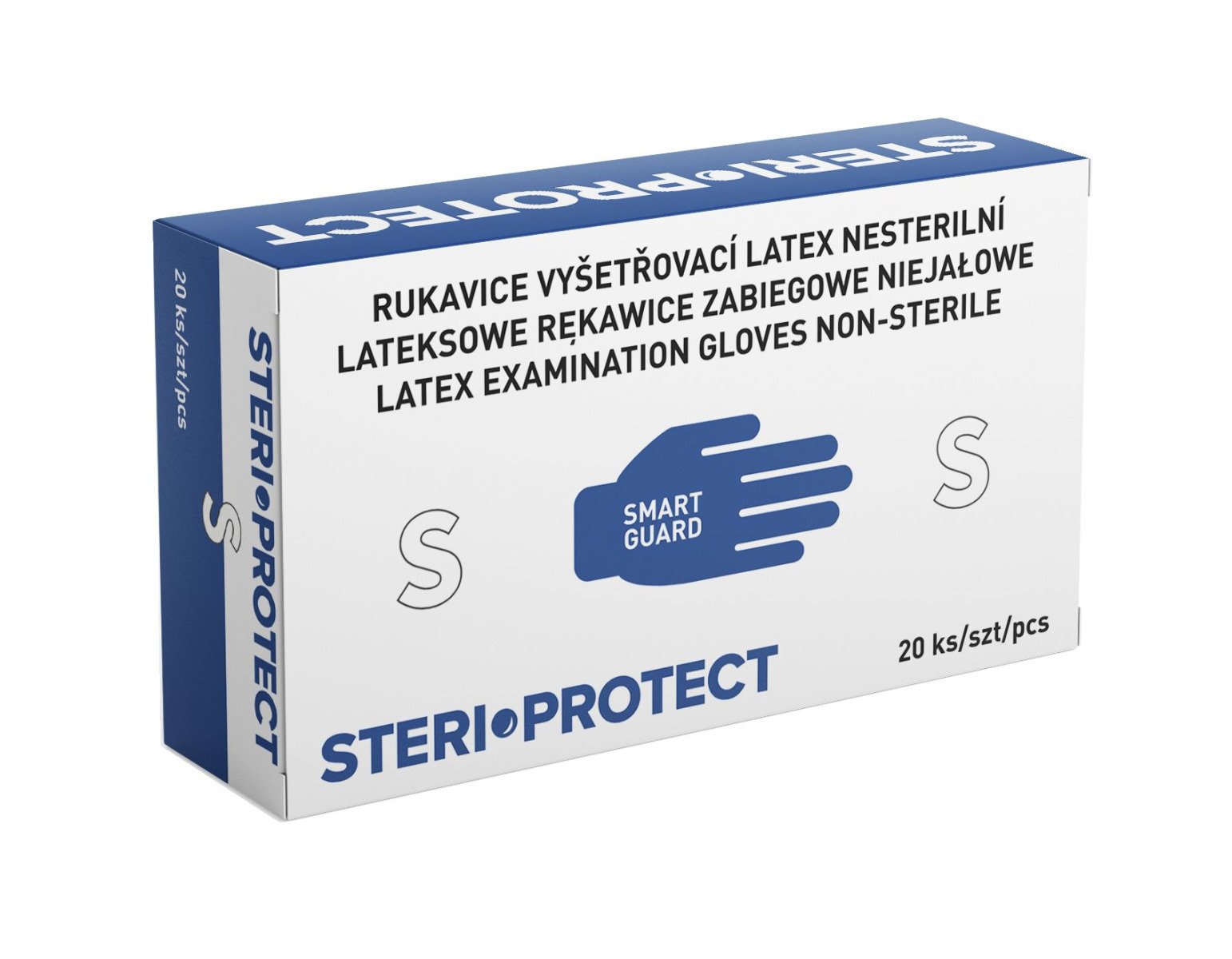 Steriwund Rukavice vyšetřovací latex nesterilní vel. S 20 ks Steriwund