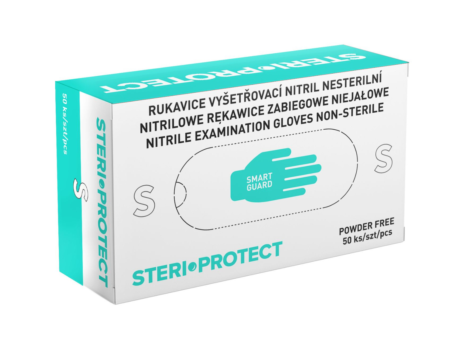 Steriwund Rukavice vyšetřovací nitrilové vel. S nesterilní 50 ks Steriwund