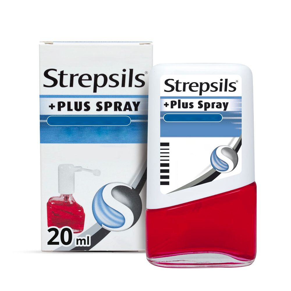Strepsils Plus Spray orální sprej 20 ml Strepsils