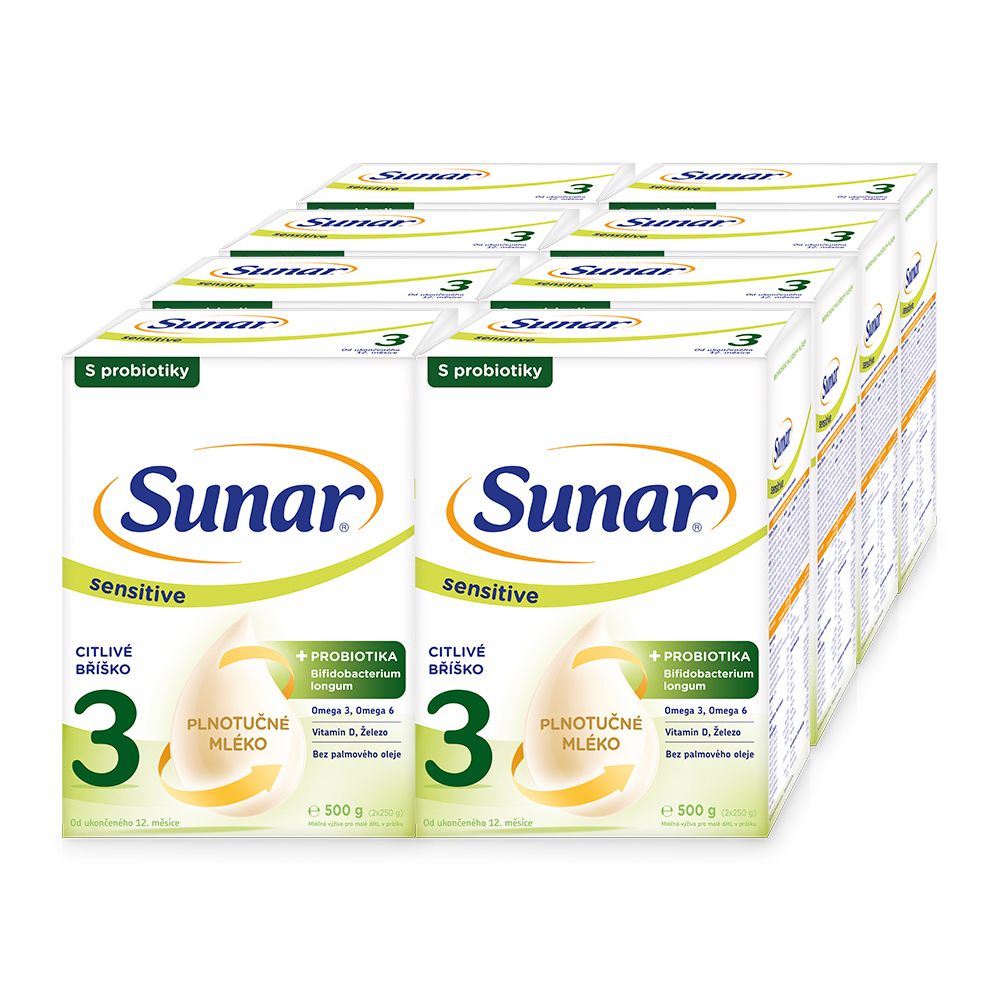 Sunar Sensitive 3 8x500 g Sunar