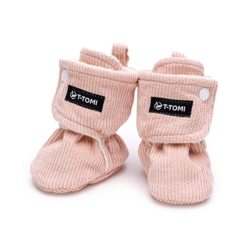 T-tomi Capáčky WARM 9–12 měsíců 1 pár Pink T-tomi