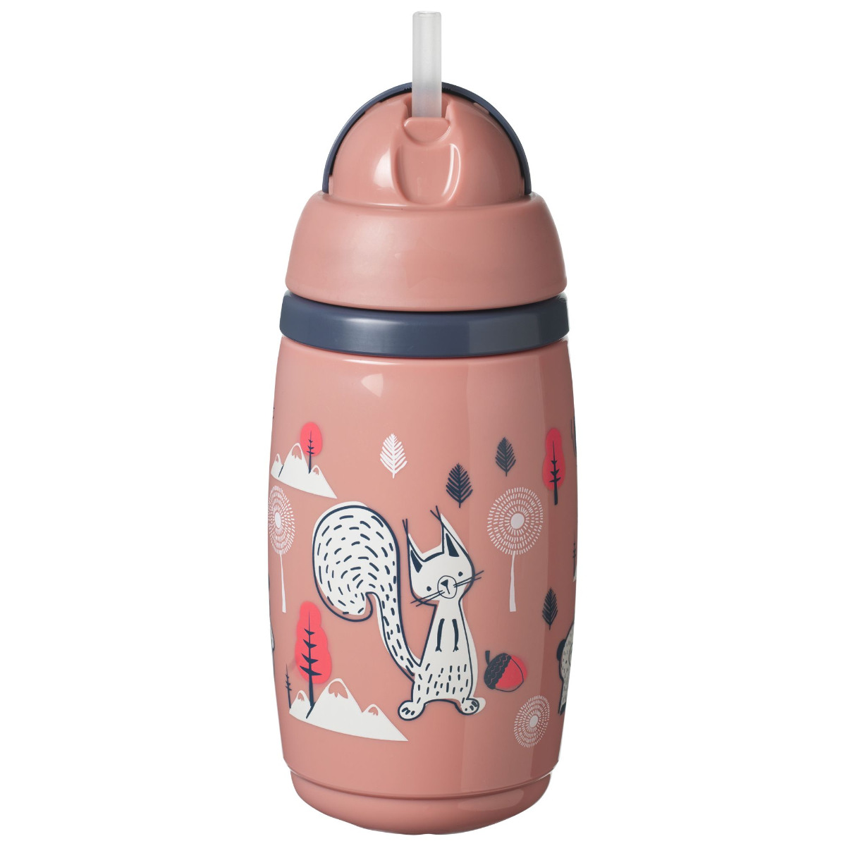 Tommee Tippee Superstar Netekoucí sportovní hrnek 12m+ 266 ml 1 ks růžový Tommee Tippee