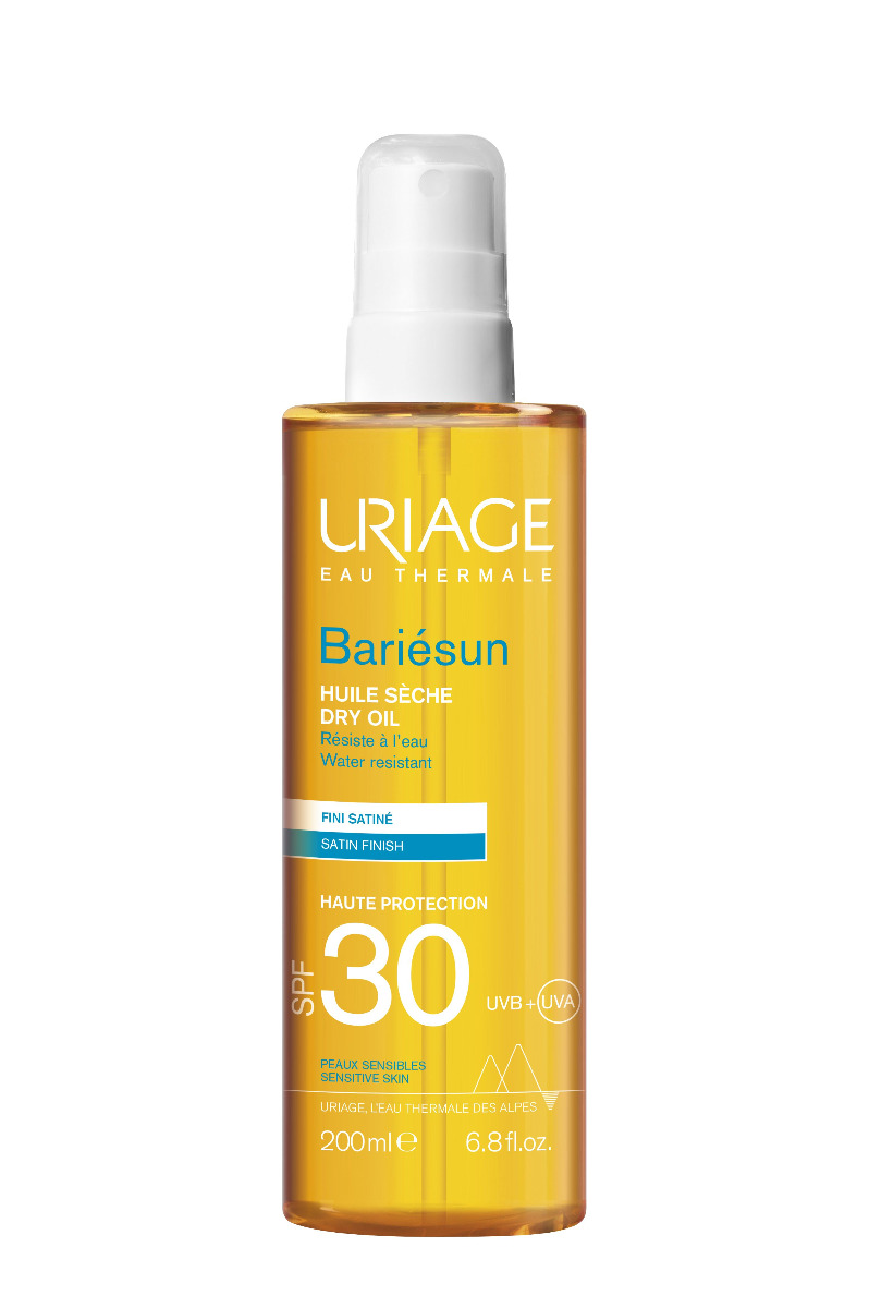 Uriage Suchý olej na opalování SPF30 sprej 200 ml Uriage